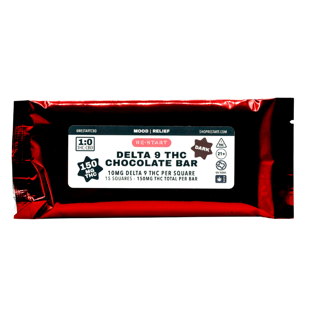 Delta 9 THC 150MG Chocolate Bar / Dark